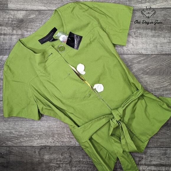 Apostrophe Belted Jacket Size XL - Picture 1 of 5